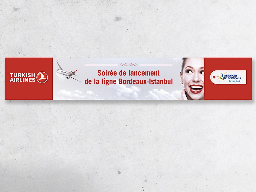 Banderole extérieur Turkish Airlines - 2014
